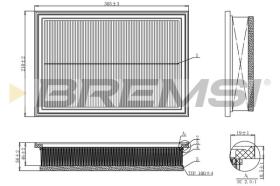  FA1158 - AIR FILTER FORD, VW, SEAT