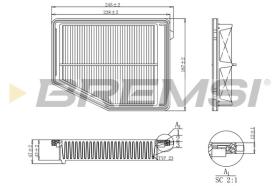  FA1180 - AIR FILTER HONDA