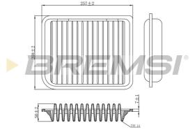  FA1186 - AIR FILTER PEUGEOT, CITROEN