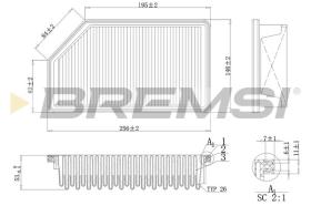  FA1193 - AIR FILTER KIA