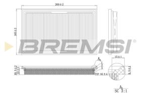  FA1203 - AIR FILTER HYUNDAI