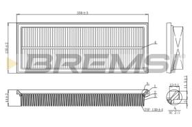  FA1238 - AIR FILTER OPEL, PEUGEOT, CITROEN, DS