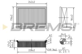  FA1243 - AIR FILTER ROVER