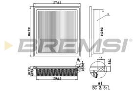  FA1247 - AIR FILTER NISSAN