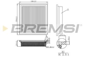  FA1248 - AIR FILTER NISSAN