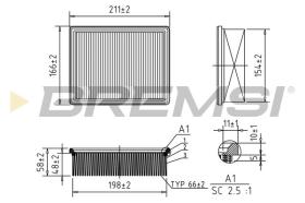  FA1249 - AIR FILTER OPEL