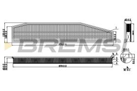  FA1261 - AIR FILTER BMW