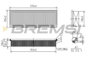  FA1265 - AIR FILTER VW, SEAT