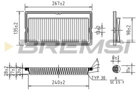  FA1266 - AIR FILTER HYUNDAI