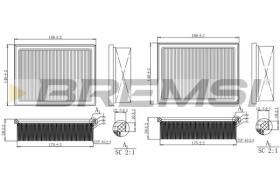  FA1270 - AIR FILTER VW, SEAT