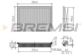  FA1342 - AIR FILTER JEEP