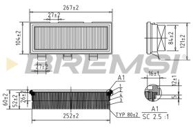  FA1352 - AIR FILTER RENAULT