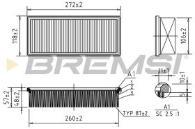  FA1353 - AIR FILTER HONDA, ROVER, MG