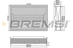  FA1358 - AIR FILTER FORD, VW, SEAT