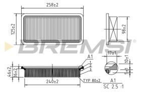  FA1364 - AIR FILTER HYUNDAI