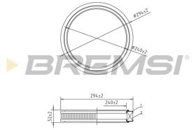  FA1372 - AIR FILTER FORD