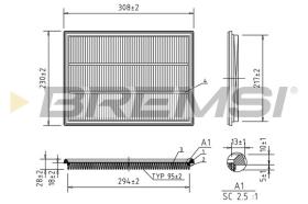  FA1379 - AIR FILTER OPEL