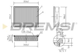  FA1381 - AIR FILTER VW, AUDI, SKODA