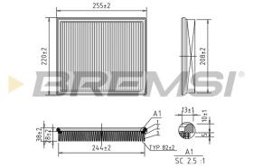  FA1385 - AIR FILTER FORD