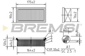  FA1388 - AIR FILTER FIAT, LANCIA, AUTOBIANCHI