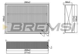  FA1391 - AIR FILTER FORD, VOLVO