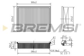  FA1394 - AIR FILTER LAND ROVER