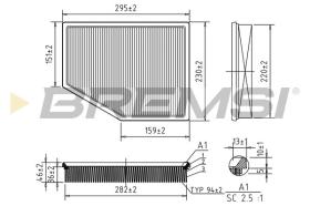  FA1570 - AIR FILTER BMW