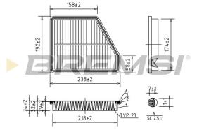  FA1572 - AIR FILTER HYUNDAI