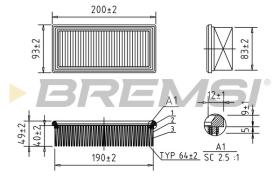  FA1594 - AIR FILTER VW