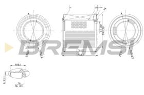  FA1596 - AIR FILTER NISSAN