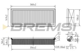  FA1600 - AIR FILTER FORD