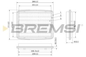  FA1602 - AIR FILTER SUZUKI