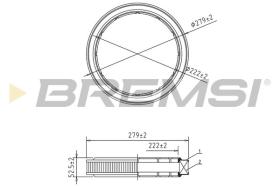  FA1610 - AIR FILTER FORD