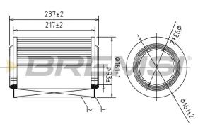  FA1612 - AIR FILTER VW