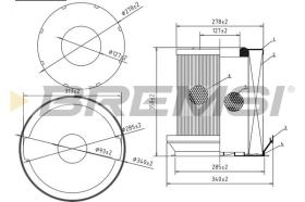  FA1623 - AIR FILTER MERCEDES-BENZ