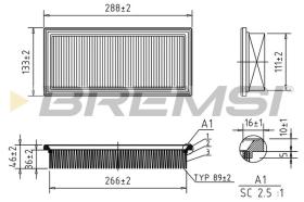  FA1630 - AIR FILTER FIAT, INNOCENTI