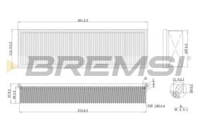  FA1636 - AIR FILTER RENAULT, OPEL, ARO, VOLVO