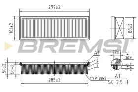  FA1654 - AIR FILTER RENAULT, PEUGEOT, CITROEN