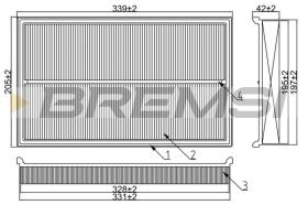  FA1655 - AIR FILTER OPEL