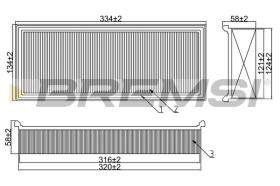  FA1661 - AIR FILTER VW, AUDI, ARO