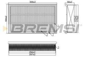  FA1662 - AIR FILTER VW, AUDI