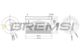  FA1674 - AIR FILTER KAMAZ, MAN, NEOPLAN, SETRA