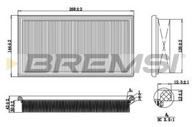  FA1688 - AIR FILTER TOYOTA, KIA