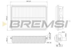  FA1691 - AIR FILTER HYUNDAI