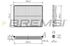  FA1695 - AIR FILTER KIA