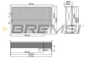  FA1699 - AIR FILTER VOLVO