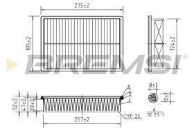  FA1703 - AIR FILTER MAZDA