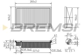  FA1704 - AIR FILTER NISSAN