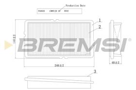  FA2023 - AIR FILTER HONDA, ROVER