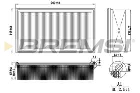  FA2041 - AIR FILTER FORD